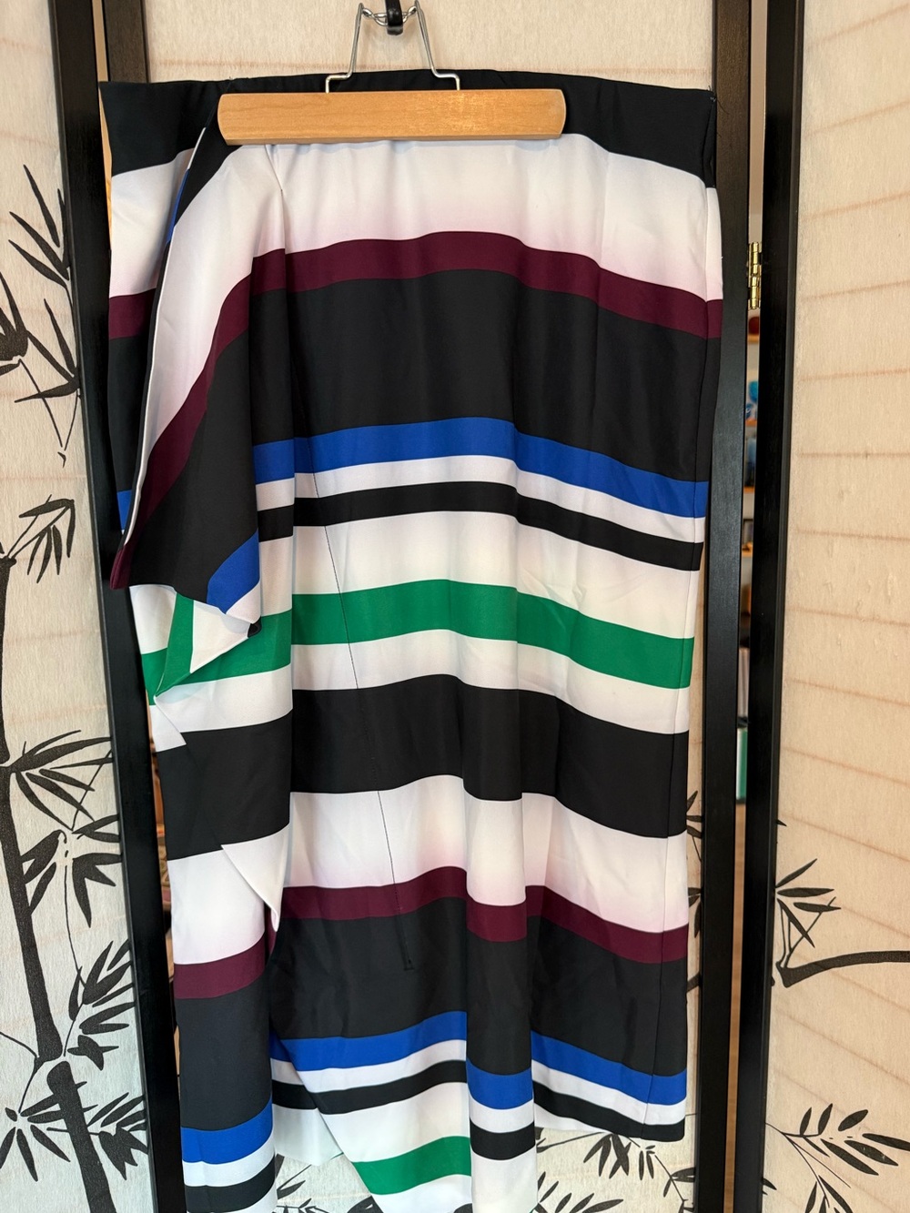 🤍🖤Lane Bryant Striped Multicolor Midi Pencil Skirt🖤🤍